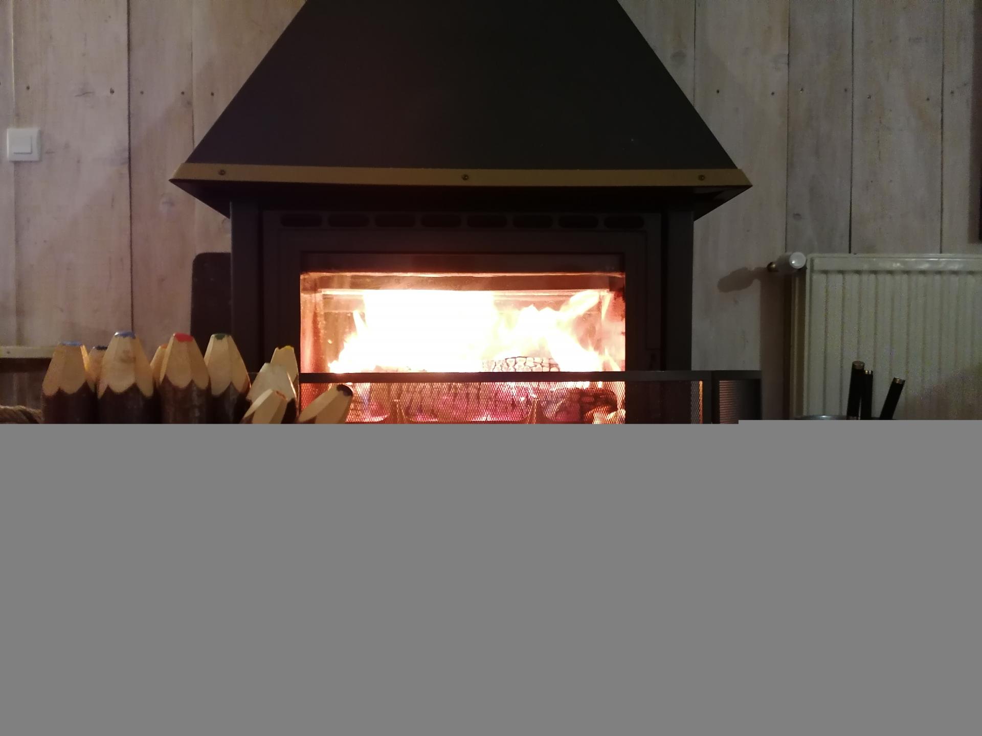 feu de cheminée